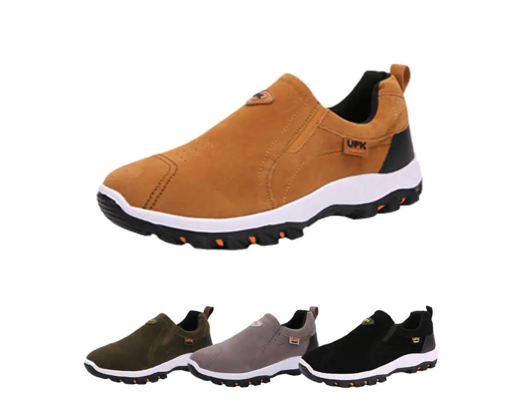 Lightweight Hiking boots with rubber stable grip support and easy fit with natural feel Blue Khaki Green Grey