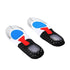 Soft air cushioning and airflow orthopedic insole with stable support