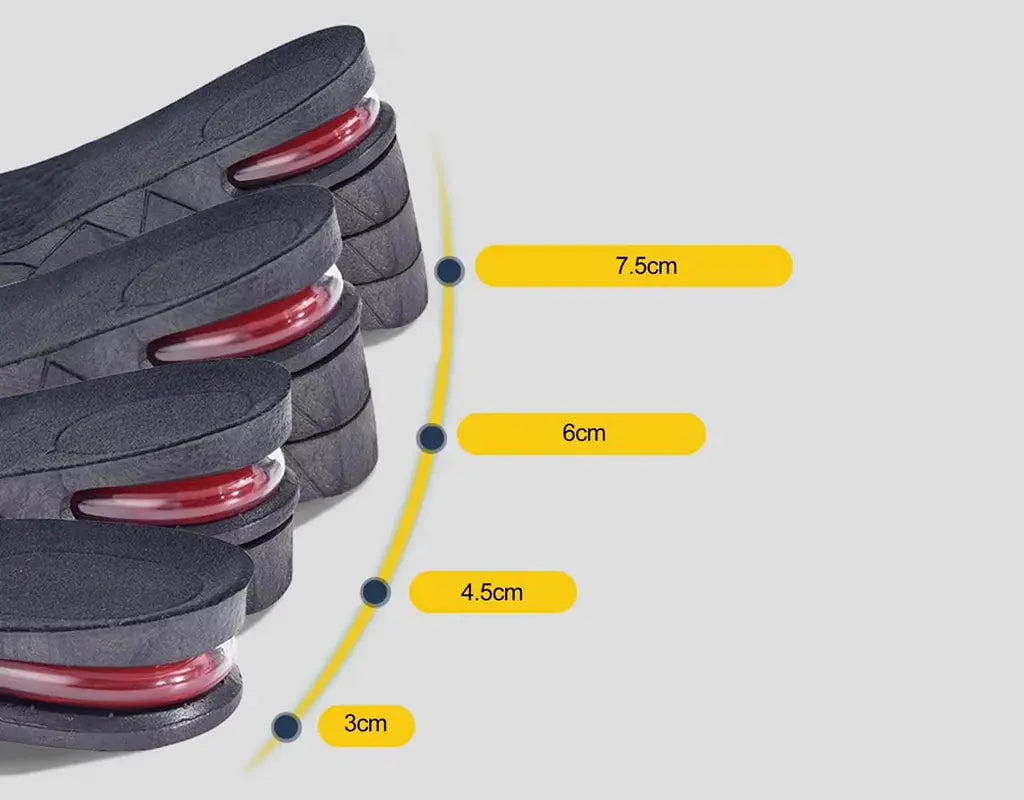 HeightBoost - Increasing Insoles with Air Cushion