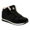 Water repellent, warm inner lining winter, autumn boots soft inside, anti-slip rubber soles black