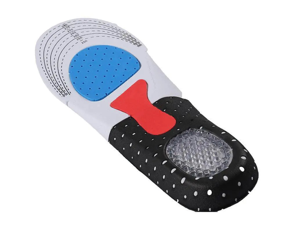 Soft air cushioning and airflow orthopedic insole with stable support