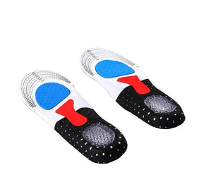 Soft air cushioning and airflow orthopedic insole with stable support