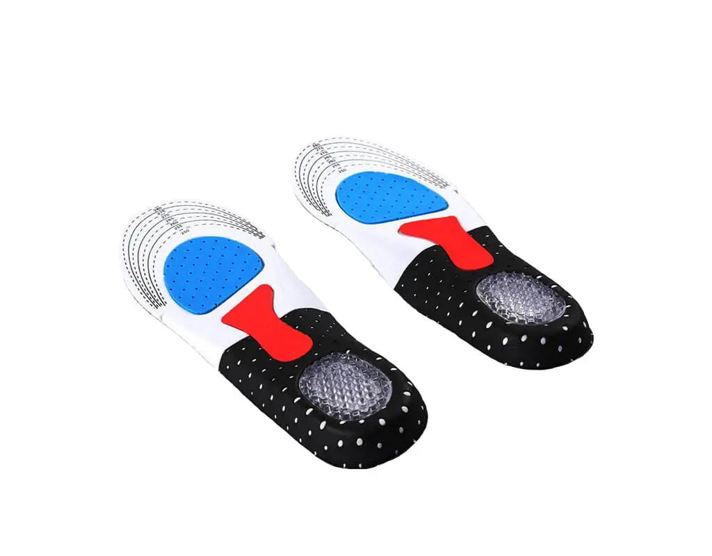 Soft air cushioning and airflow orthopedic insole with stable support