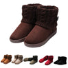 Warm Winter, Autumn and Fall shoes with warm inner lining, reinforced heel area and anti-slip rubber soles Black Khaki Red Army Beige Brown