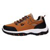 Yellow Hiking boots anti-slip rubber sole with air cushioning and reinforced toe box