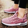Pink Sneakair III Running shoes white with easy slip in design and elastic shoe laces for easy fit.