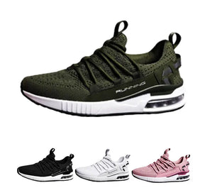 Fashionable, stylish, sport shoes, running shoes, everyday sneakers, breathable design, aircushioning, heel support, elastic closure, easy slip in. White, black, pink, army Sneakair III