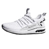 White Sneakair III Running shoes white with easy slip in design and elastic shoe laces for easy fit.