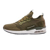 Army Running shoes white with easy slip in design and elastic shoe laces for easy fit.