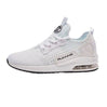 White Running shoes white with easy slip in design and elastic shoe laces for easy fit.