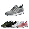 Fashionable, stylish, sport shoes, running shoes, everyday sneakers, breathable design, aircushioning, heel support, elastic closure, easy slip in. White, black, pink, army, grey trainers