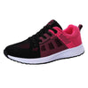Unisex breathable autumn, fall and summer sneakers trendy design, black and pink