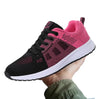 Unisex breathable autumn, fall and summer sneakers trendy design, black and pink