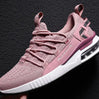 Pink Sneakair III Running shoes white with easy slip in design and elastic shoe laces for easy fit.